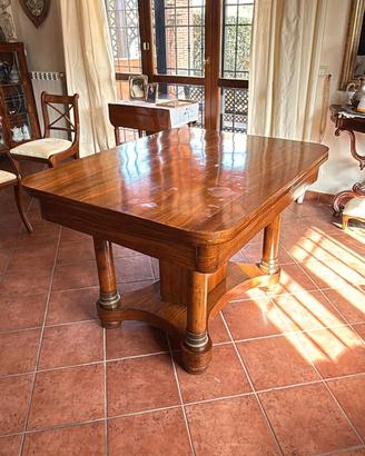 tavolo da pranzo allungabile con 4 sedie
