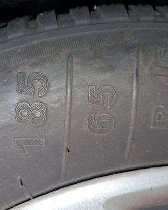 gomme invernali su cerchi originali FIAT Multipla