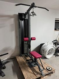 Lat machine pulley combo life fitness 🇺🇸