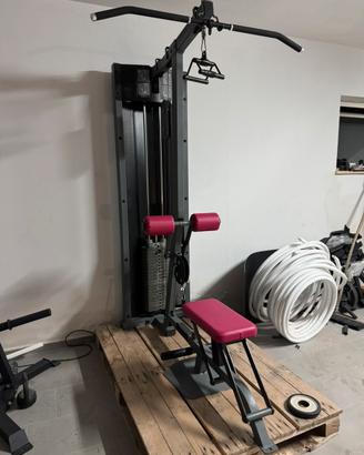 Lat machine pulley combo life fitness 🇺🇸