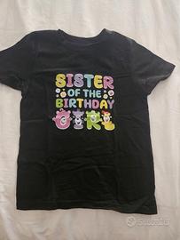 T-shirt compleanno bambina 3 anni