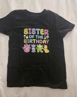 T-shirt compleanno bambina 3 anni