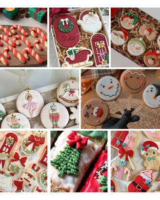 Box di Natale con Biscotti decorati