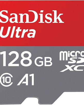 128GB Ultra Scheda Micro SDXC + adattatore SD
