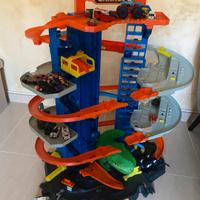 garage hot wheels con macchinine