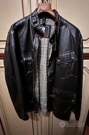 Giubbotto in pelle BELSTAFF tg. XL testa di moro