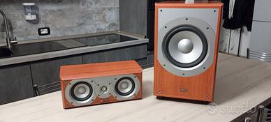 SUBWOOFER AMPLIFICATO INFINITY +CASSA CENTRALE