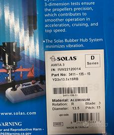 Elica solas 13.75 15 nuova