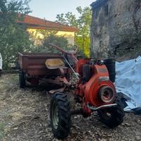 Motoagricola 14cv lombardini più fresa