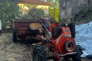 Motoagricola 14cv lombardini più fresa