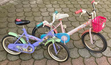 Bici da bambina 14” e 16”