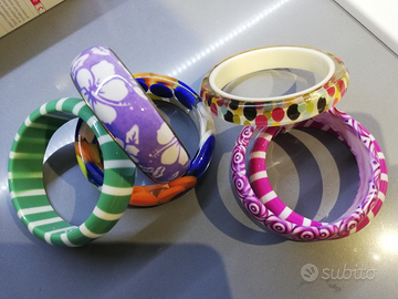 Bracciali coloratissimi rigidi YO SOY FELIZ