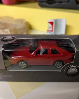 Modellino Audi Quattro Rossa 1:60 - Super 9 - Die