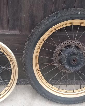 ruote  cerchi honda xl 600 lm