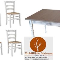 Set Sedie Tavoli Shabby Bar Ristorante cd0054