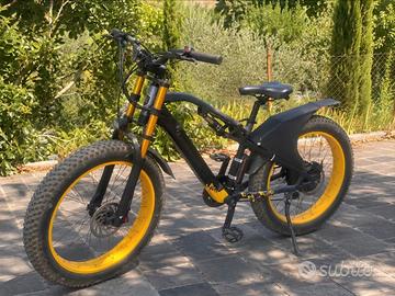 Fat Bike Elettrica LANKELEISI - Full Suspension