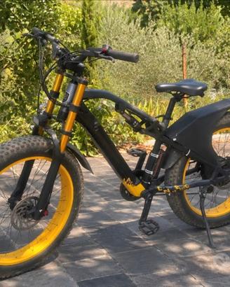 Fat Bike Elettrica LANKELEISI - Full Suspension