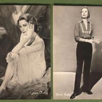 Set di 2 fotografie dell' attrice  Grace Kelly