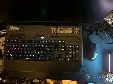 Tastiera gaming asus tuf k5+mouse razer viper mini
