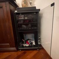 Impianto Hi-Fi Vintage Toshiba Aurex con mobile