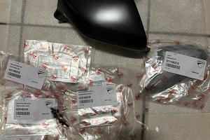 Set protezione forcellone in carbonio ducati