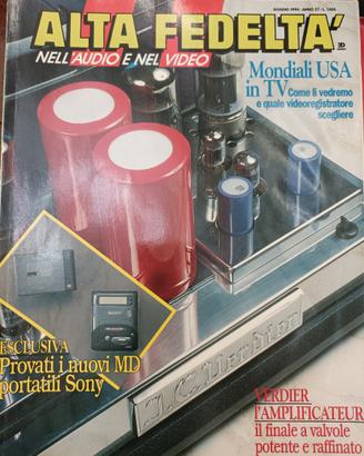 Rivista di ALTA FEDELTA' n° 6 del 1994