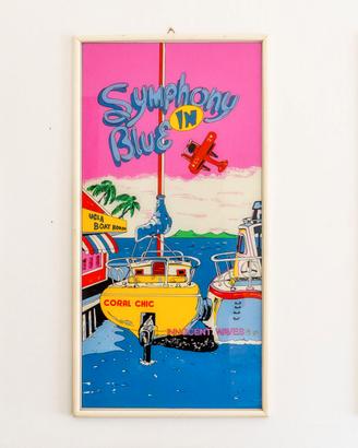 RARE serigrafie su vetro - Estetica Pop Retro USA