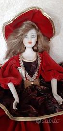 Bambola in porcellana Capodimonte 