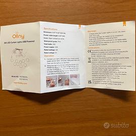 OLLNY 300 LED Curtain Lights USB powered