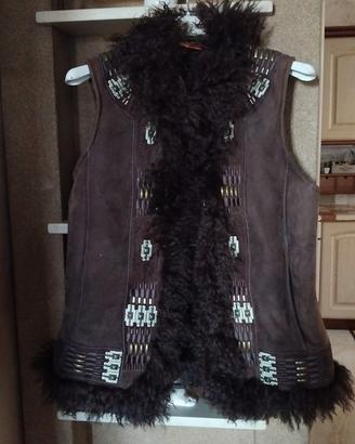GILET DONNA IN AUTENTICA PELLE BRAND TORY BURCH