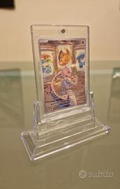 Espositore magnetico trasparente 35pt per carte TC