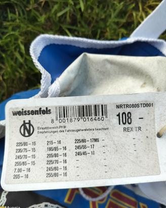 catene da neve per suw