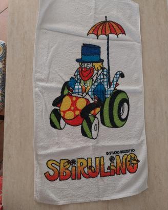 Asciugamano Sbirulino Bruno Bozzetto da collezione