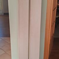 2 mensole a scomparsa in legno massello chiaro 