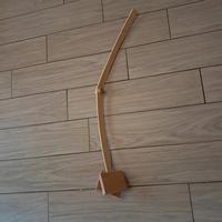 Supporto culla in legno porta giostrina universale