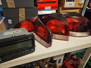 stereo originale golf 6+7,più i fanali posteriori 