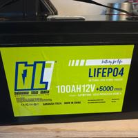 Batteria litio ligepo4 100 amp