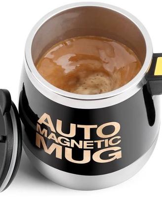 Tazza caffè elettrica acciaio inox mescola sola