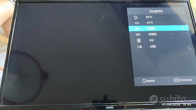 TV LED chiq 32 pol e supporto 