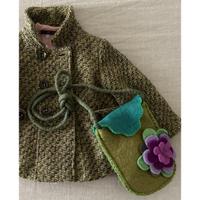 piccola borsa in lana cotta