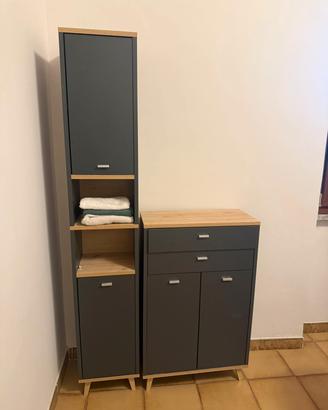 mobiletto bagno e colonna lidl