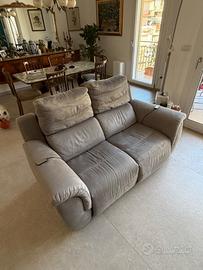 Divano 2 posti con doppio relax elettrico