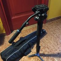 Monopiede testa fluida Benro A48FB alluminio