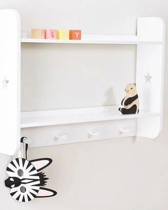 Mensola appendiabiti cameretta bambino