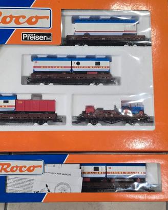 Treni scala HO H0 Vagoni Roco Circus Williams 