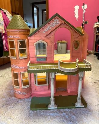 Casa delle Bambole Barbie Vintage a Due Piani – St