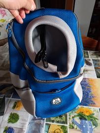 zainetto per cane trasportabile