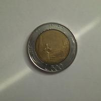 moneta bimetallica lire 500 del 1984