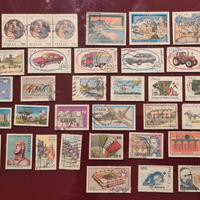 124 Francobolli Italia anni 80-90-2000-10 No Doppi