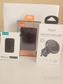 Kit MagSafe: Power Bank+Portatessere GPS+Supporto